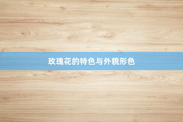玫瑰花的特色与外貌形色